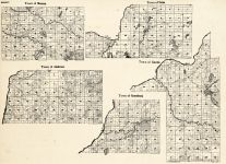 Burnett County - Meenon, Anderson, Swiss, Lincoln, Grantsburg, Wisconsin State Atlas 1930c